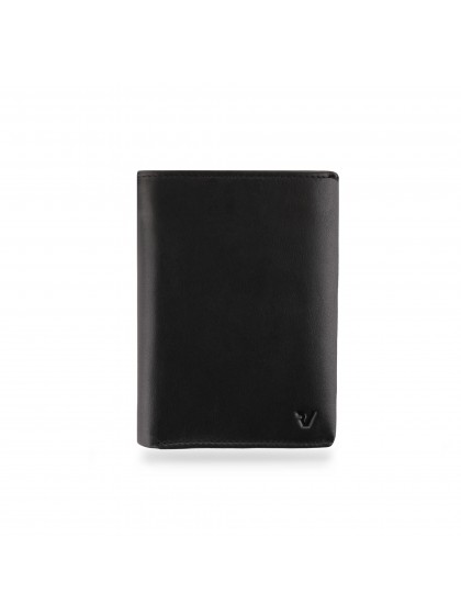 Roncato leather vertical wallet